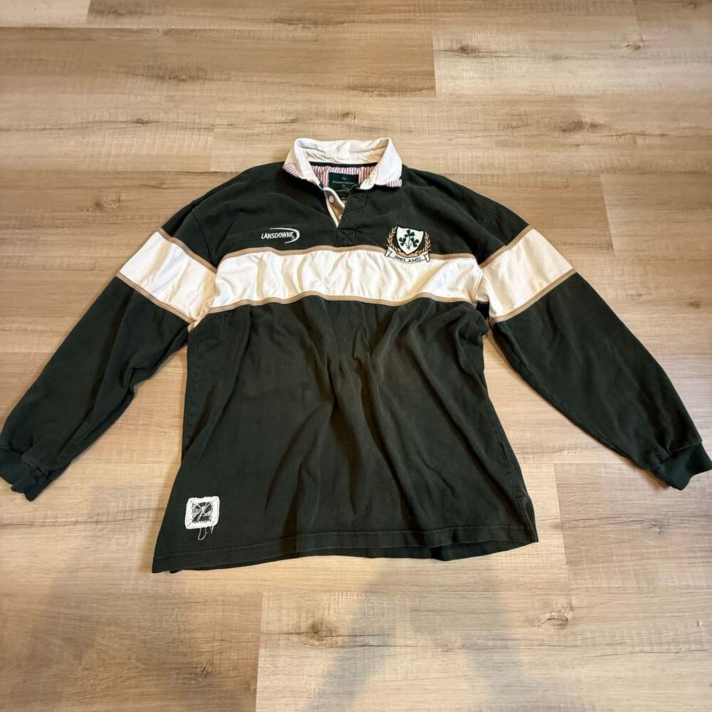 Vintage Lansdowne Rugby Polo Heritage Collection Ireland XXL